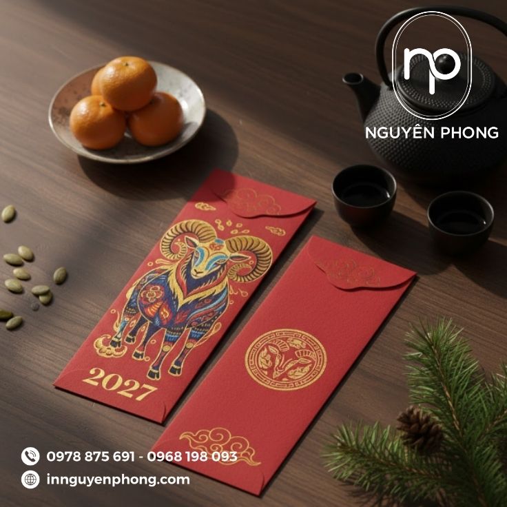 In bao lì xì đẹp, giá rẻ chuyên nghiệp 